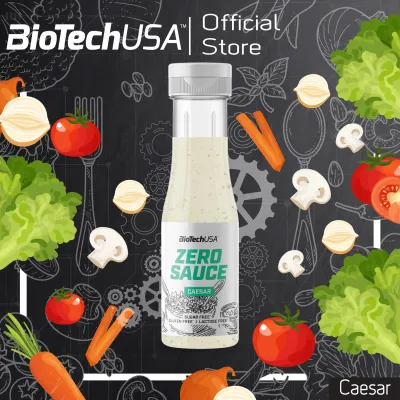 BioTechUSA Zero Sauce 350ml. Ceasar (ซอสรสซีซ่า น้ำสลัด ราด จิ้ม หมัก ปรุงอาหาร ไม่มีน้ำตาล คีโตทานได้)Health foods