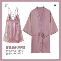 Ao Dai Pure Desire Sexy Sleepwear ผู้หญิงฤดูร้อนลูกไม้สลิงร้อนสไตล์ใหม่พรีเมี่ยมความรู้สึกร้อนล่อลวงเปิดกระโปรงนอน