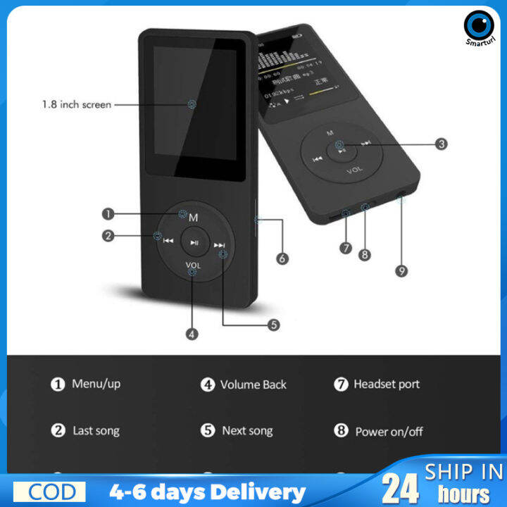 มีสินค้าในสต็อก-เครื่องเล่น-mp3ปากกาบันทึก-mp4มีไมโครโฟนในตัวอิเล็กทรอนิกส์อิเล็กทรอนิกส์สำหรับนักเรียนวิทยุ-fm-อเนกประสงค์1-8นิ้วหน้าจอ-tft