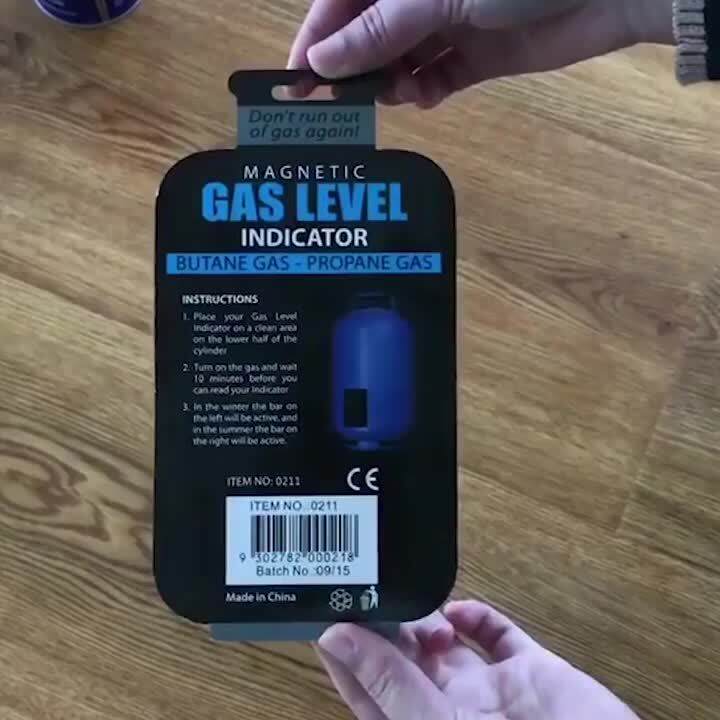 Magnetic Gas Level Indicator For Butane Propane Gas Bottle Cylinders Thermometer