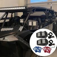 ไฟสปอร์ตไลท์ LED สำหรับ Polaris RZR Ranger สำหรับ Arctic Cat Wildcat พร้อมด้วยกระจกมองข้างมองหลัง UTV สำหรับ RZR กระจกแตก2ชิ้น