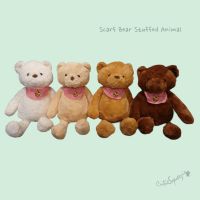 ตุ๊กตาหมี ผ้าพันคอ ไซร์  L  Scarf Bear Stuffed Animal