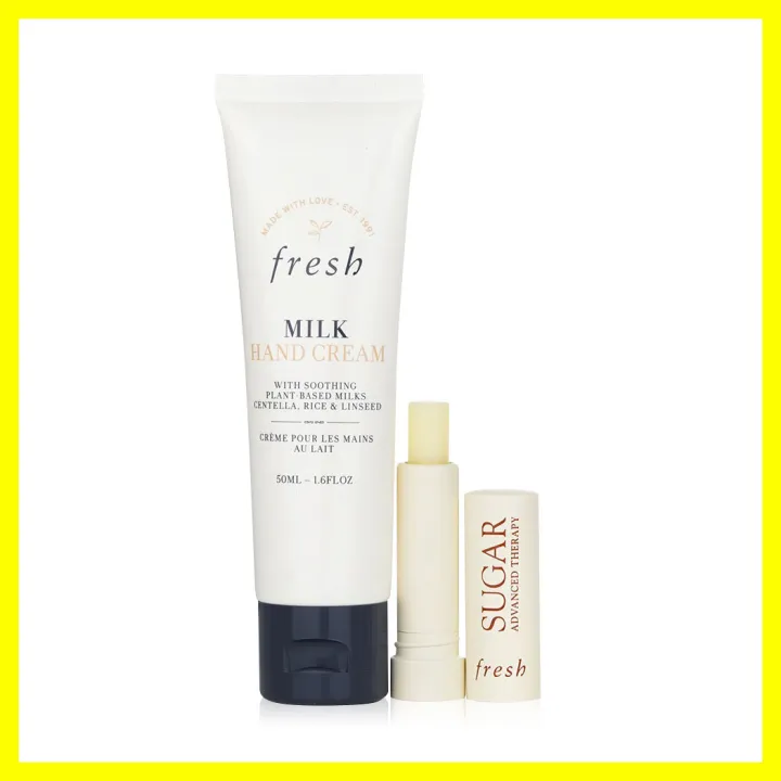 fresh-hydrating-lip-hand-cream-set-50ml-2-2g-เฟรช-เซทผลิตภัณฑ์ดูแลผิวมือและริมฝีปาก