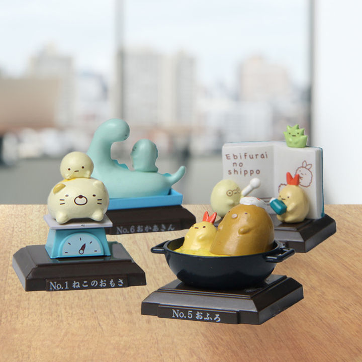 microgood-ชุดโมเดลญี่ปุ่น-sumikkogurashi-ขนาดเล็ก-ชุดตกแต่งโต๊ะไมโครตกแต่ง-sumikkogurashi-สำหรับตกแต่ง8ชิ้นทนทาน-sumikkogurashi-จำนวน8ชิ้น