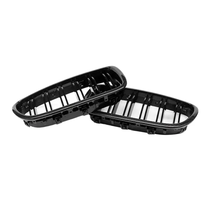 car-carbon-fiber-glossy-double-slats-front-kidney-grille-grill-for-bmw-5-series-f10-f11-m5-2010-2016