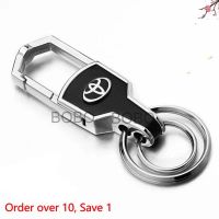 BOBO NEW 1 X Keychain Keyring For Toyota Camry Corolla Crown RAV4 Highlander Land Cruiser Prado Prius Avensis Tundra Etc. (Dia:3.2cm) 99