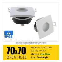 Spot Light Frame Cut Out 65mm Adjustable Round Recessed LED SpotLight GU10 MR16 Lamp Holder 360 Degree Rotation