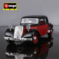 Bburago 1:24 1938 Citroen 15 CV TA ล้อแม็กรถคลาสสิกรุ่น D Iecasts โลหะของเล่นย้อนยุครถเก่ารุ่นจำลองสูงเด็กของขวัญ