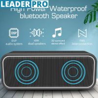 5V Portable TWS Wireless Waterproof bluetooth Speaker 3D Stereo Sound Voice Calls Microphone Waterproof 40W