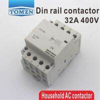 CT1 4P 32A 220V 400V ~ 5060HZ Din Rail ครัวเรือน Ac Modular คอนแทค4NO