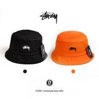 （24-hour shipping） （HOT）Stussy หมวกชาวประมง 2023 แบรนด์แฟชั่นยุโรปและอเมริกา Stuxi หมวกถังหมวกสตรีทฮิปสเตอร์หมวกบังแดดชายและหญิง