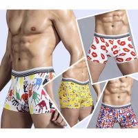 5Pcs Mens Cartoon Boxer Men Underwear