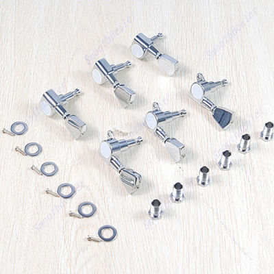 6Pro Chrome Guitar String Tuning Keys Pegs Tuners Machine Heads For Gibson 3R+3L Guitar Part Accessories