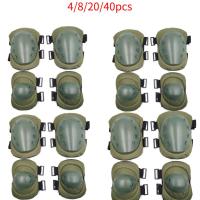 Military Tactical Gear Elbow Knee Pads Army Paintball Combat Hunting Kneepads Outdoor Sports Safety Supplies