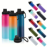 22Oz Stainless Thermal Water Bottle Sports Drinking Bottle Keep Hot And Cold Insulated Vacuum Flask Sport  500ML Thermal Bottle