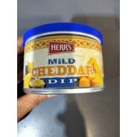 สินค้าสดใหม่ รับรองคุณภาพ  Herrs Mild Cheddar Cheese Dip ซอส รส ชีส  255 กรัม