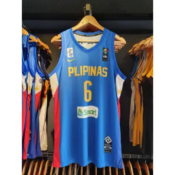 JordansSecretStuff Jordan Clarkson Philippines World Jersey Pilipinas Filipino Asia Cup Basketball 2XL / Blue