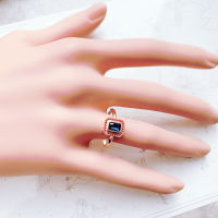 Golden Ring Red and Green Stones,Fine Jewerly For Women,2022 Spring Brand New Vintage Gift In 925 Sterling Silver