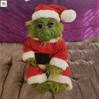 ตุ๊กตาการตกแต่งคริสต์มาส Grinch พร้อมตุ๊กตาตกแต่งมอนสเตอร์สีเขียวสำหรับรถยนต์หน้าต่างต้นคริสต์มาส6 Uijujkj