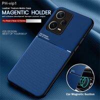 Redmy Note 12 5G Magnetic Leather Cover Note12 Soft Frame Funda Readmi Not ProPlus