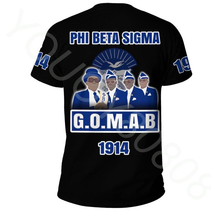 เสื้อยืดผู้ชาย2023ใหม่เสื้อผ้าโซนแอฟริกา-phi-beta-sigma-โลงศพเสื้อพิมพ์ลายพิมพ์ลายสไตล์ถนนลำลอง