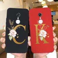 เคส A33สำหรับ Itel A33 Plus เคสโทรศัพท์กันกระแทกแบบนิ่มทำจากซิลิโคนสีแดงมีตัวอักษรลายดอกไม้สุดหรูมีป้ายแฟชั่นสำหรับ Ifundas ขนาด33นิ้ว