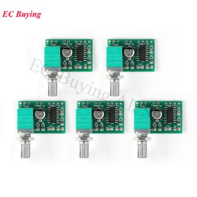 【YF】 5pcs/1pc Mini PAM8403 Amplifier Module DC 5V 2 Channel USB Digital Audio Board 2x3W Volume Control With Potentionmeter