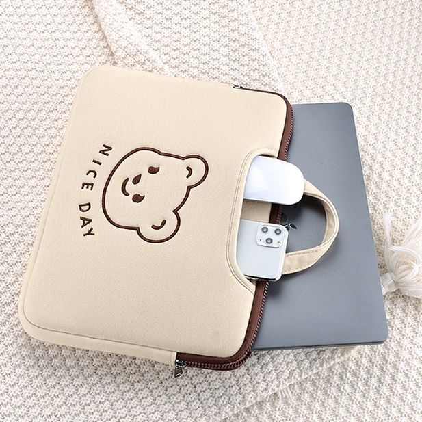 เคสแท็บเล็ต-ลายการ์ตูนน่ารัก-สไตล์เกาหลี-สําหรับ-ipad-tab-macbook-air-retina-15-4-นิ้ว-15-นิ้ว-a1398-pro-asus-zenbook-flip-s-ux370ua-acer-lenovo-hp-huawei-11-12-13-14-15-นิ้ว-เชือกหิ้วโมเดล