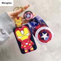 Mengjee เคสบัตรเครดิตแบบพกพาผู้ชายสำหรับผู้หญิง,เคสซองใส่บัตรใส่บัตรสไตล์เกาหลีควบคุมบัตรเข้าได้การ์ดเก็บข้อมูล