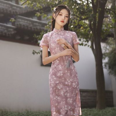 ชุดกี่เพ้าประจำชาติจีน,ชุดเดรสชั้นนำสไตล์วินเทจที่กำลังดังในโลกสำหรับผู้หญิงชุดเดรส Qipao สำหรับผู้หญิง