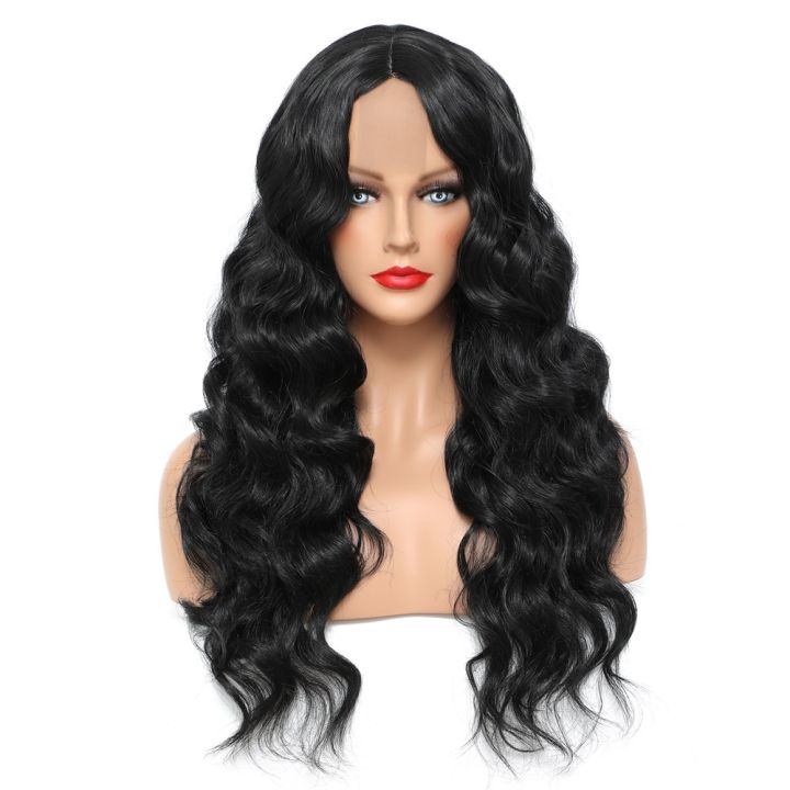 feelme-body-wave-synthetic-lace-front-wig-long-wavy-synthetic-hair-extensions-natural-black-wig-for-black-women-daily-use-26inch