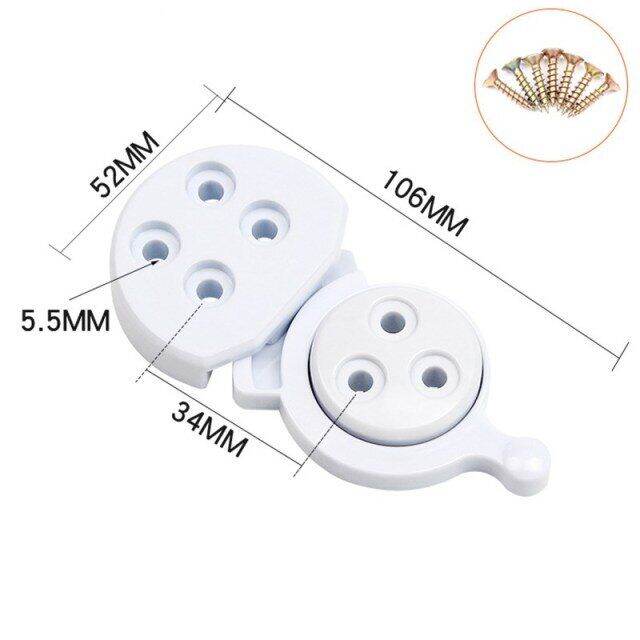 Strong Furniture Hinges Fixing Fitting Alloy Table Top Connector Latch