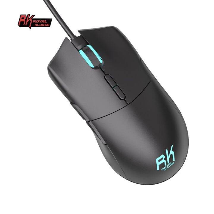 RK168 Royal Kludge Wired Gaming Mouse 7 Key RGB Backlit Pc Gamer Mouse ...
