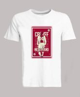 New High Quality Johan Cruyff Netherlands Footballer Soccers Shirt T-Shirt Top Vintage Look