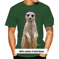 Camiseta De Meerkat 824% Algodón Estampado ผ้าฝ้ายฤดูร้อนท็อปส์ซูคอรอบใหม่ขายส่งราคาถูกตลกเสื้อยืดแบรนด์เสื้อยืดผู้ชายสไตล์ป๊อปยูนิเซ็กซ์ Xs-3xl