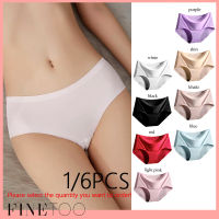 FINETOO (1Pcsสำหรับขายและ6ชิ้น/แพ็ค) M-2XLกลางเอวผ้าฝ้ายบริสุทธิ์กางเกงPantyชุดชั้นในสตรีผ้าฝ้ายผ้ายืดหยุ่นสุภาพสตรีกางเกงผ้าฝ้ายเซ็กซี่6Pcsกางเกงผู้หญิง