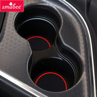 Smabee Car Gate Slot Mat For Dodge CHALLENGER 2015 ~ 2019 Non-slip Slot Mats Interior Accessories Rubber Coaster Car sticker Pad