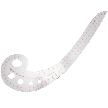Multifunction 6501 Plastic French Curve Sewing Ruler Measure Tailor Ruler  Making Clothing 360 Degree Bend Ruler Tools 
