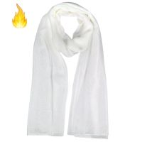 Fashion Ladies White Soft Long Large Chiffon Scarf Neck Head Wrap