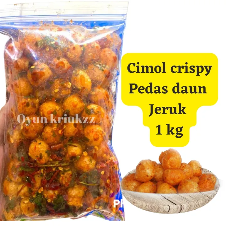 Cimol Pedas Daun Jeruk And Original Kemasan 1kg Lazada Indonesia