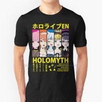 Hololive En Hololmyth Holo En Gen 1 T Shirt Hololive En Holomyth Gawr Gura Calliope Mori Takanashi Kiara Amelia 【Size S-4XL-5XL-6XL】