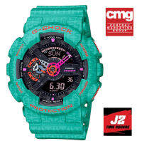 Gshock ของแท้ 100% นาฬิกาผู้ชายทางการ GA-110SGG-3A สายเรซิ่นประกัน CMG