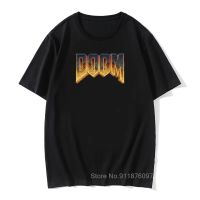 Doom Mens Short Sleeve Cotton T-shirt Retro Video Game Print Clothing Conan Barbaris Thulsa Snake Cult New