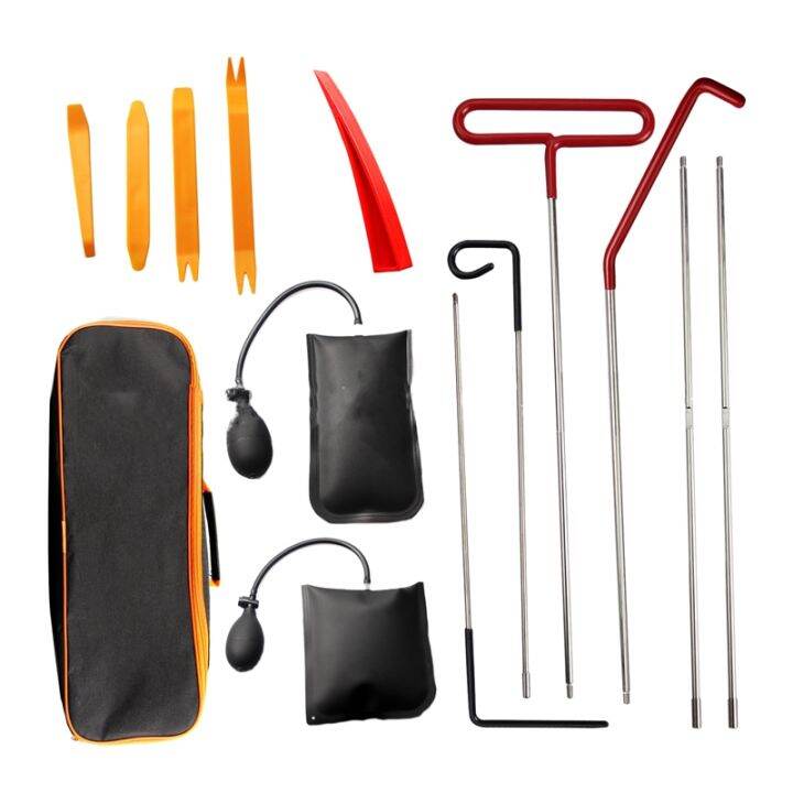 14pcs-car-door-open-unlock-tool-kit-lock-out-emergency-wedges-air-pump-universal-emergency-kit-for-vehicles