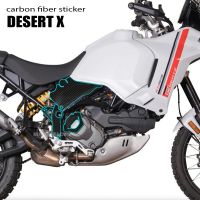 DesertX 2022 Sticker Motorcycle Body Carbon Fiber Protection Decal Sticker For Ducati Desert X Sticker 2022 2023 Decals  Emblems