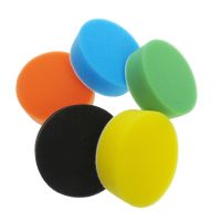 【CW】 Polishing Pad 5Pcs 3 inch/80 mm Sponge Buffing Pads Kits for Drill Car Electric Machine Sanding Polishing WaxingCleaning