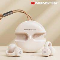 Original Monster 5.3ชุดหูฟังบลูทูธไร้สายหูฟัง XKT21รอบทิศทางหูฟังสเตอริโอแบบมีแท่นคล้องหูโทร HD หูฟังสำหรับเล่นเกมควบคุมแบบสัมผัส