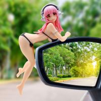 Cartoon Car Holder Beach Rearview Mirror Ornament Dashboard Decoration Anime Accessories Interior