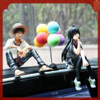 SHIWEI732880294 พีวีซี อะนิเมะญี่ปุ่นรุ่น One Piece ของเล่น เครื่องประดับรถ รูปการกระทำ ยูกิโนะชิตะ ยูกิโนะ ลูฟี่