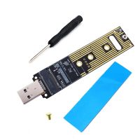 1 Set NVME USB Adapter M.2 NVME SSD To USB 3.1 Adapter 10Gbps USB3.1 Gen 2 for M2 NVMe 2230 2242 2260 2280 SSD